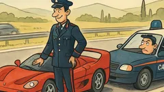 Barzelletta: Un carabiniere compra una Ferrari F50