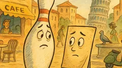 Barzelletta: Un birillo incontra una cartolina…